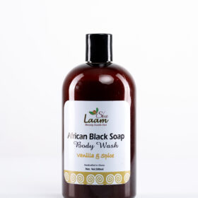 African Black Soap Body Wash – Vanilla and Spice