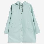 Padded shoulder woven jacket